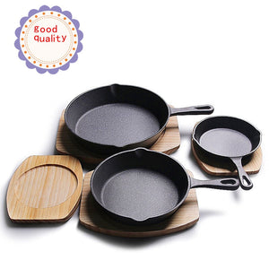 Cast Iron Pan Skillet Frying Pan Cast Iron Pot Best Heavy Duty Professional Seasoned Pan Cookware For Frying Saute Cooking