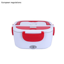 Load image into Gallery viewer, Double layer Heated Lunch Box Portable Electric Heating Food Storage Box Food Warmer Electric Lunch Box for Kitchen Tool
