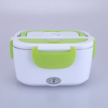 Load image into Gallery viewer, Double layer Heated Lunch Box Portable Electric Heating Food Storage Box Food Warmer Electric Lunch Box for Kitchen Tool
