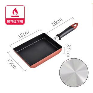 1Pcs Non-stick copper frying pan for eggs sartenes de cocina panela antiaderente Woks breakfast skillets