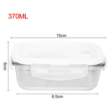 Load image into Gallery viewer, 1PCS Glass Lunch Box Food Container Nontoxic Heat-Resistant Soup Bowl Preservation Box Microwave Outdoor Picnic Storage Portable
